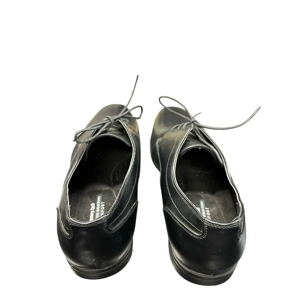 Giorgio Brutini Mens Oxford Dress Shoes Black‎ Leather Lace Up Size 14 M